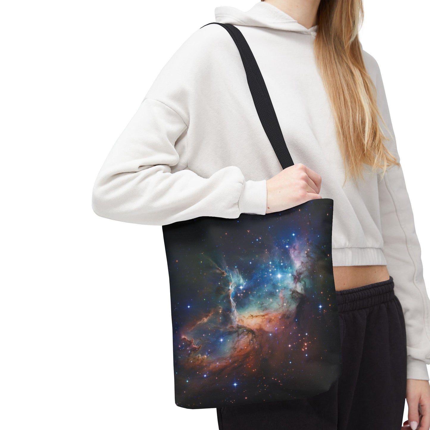 Space Galactic Tote Bag Starry Bag Reusable Tote Cosmic Bag Shopping Bag