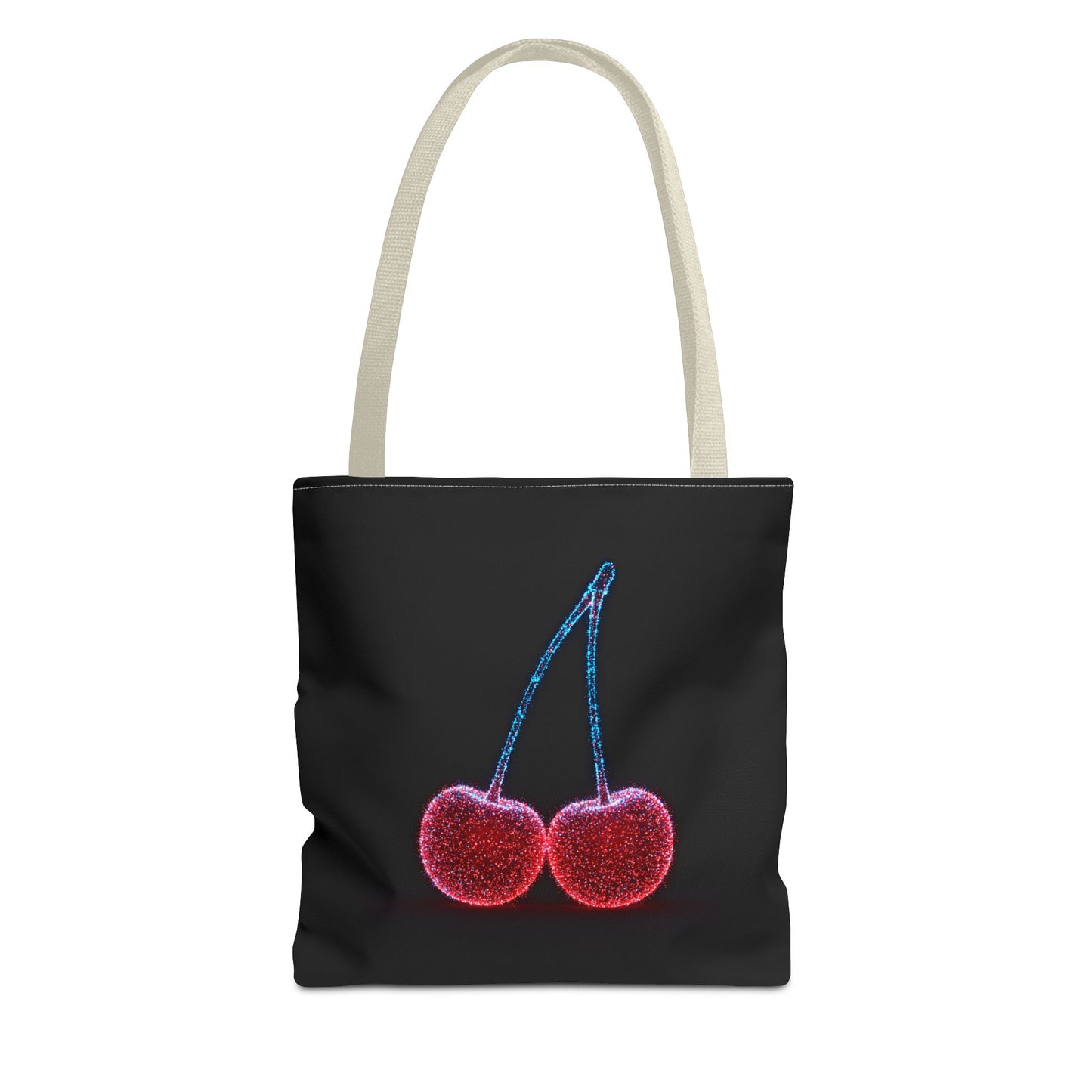 Sparkling Cherry Tote Bag Reusable Bag Shopping Bag Cherry Bag Reusable Tote