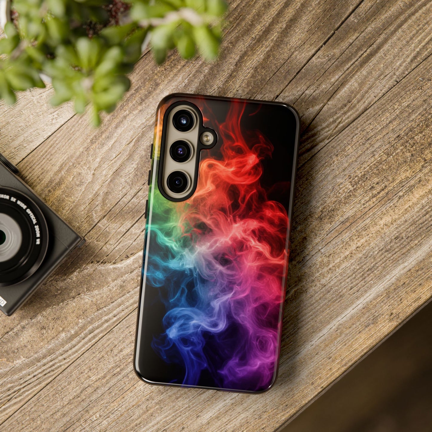 Samsung Galaxy Tough Case with Colorful Smoke Design