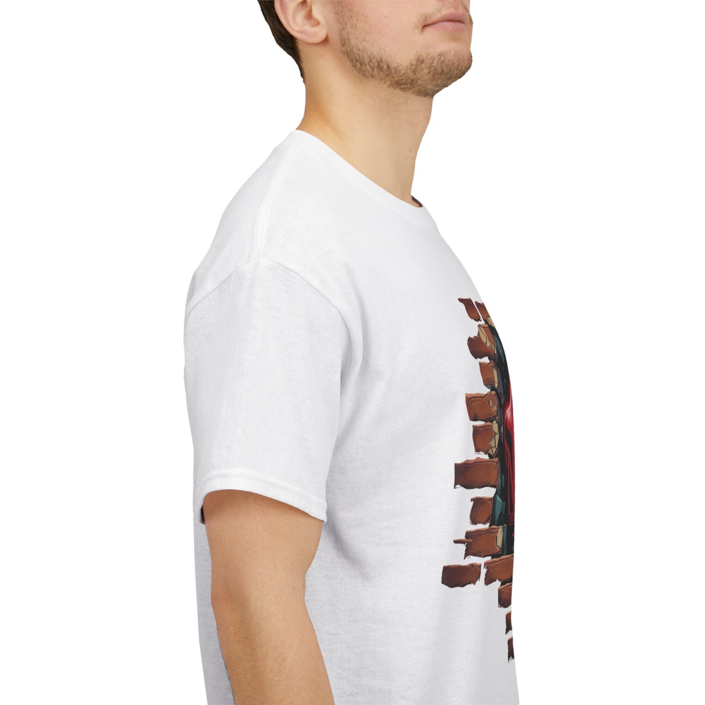 Impact Fist Graphic T-Shirt – Punch Through Brick Wall Design | Bold Streetwear Tee for Fighters, Gym & Edge-Lovers