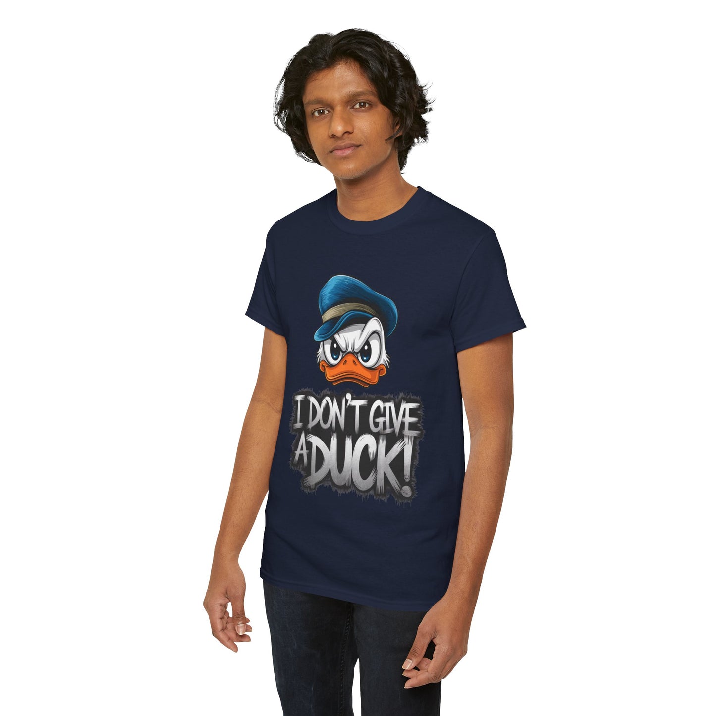 I Don’t Give a Duck Shirt – Funny Grumpy Duck Tee – Sarcastic Animal Graphic Shirt – Unisex Gift for Duck Lovers & Meme Fans
