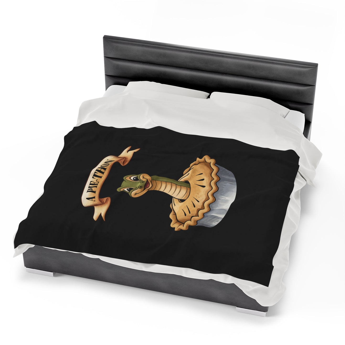 Velveteen Plush Blanket - Snake Pie-Thon Joke