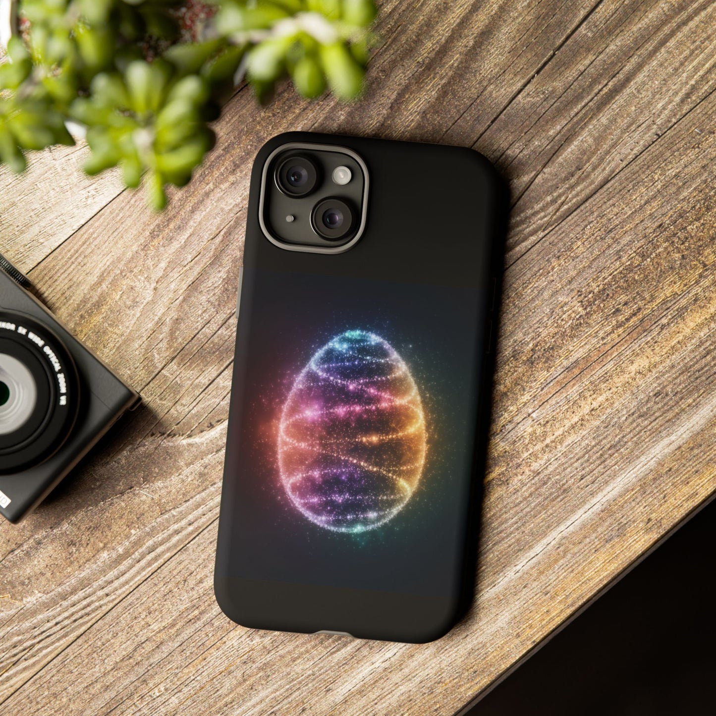 iPhone Case Bioluminescent Easter Egg Design Easter Phone Case Easter iPhone Case
