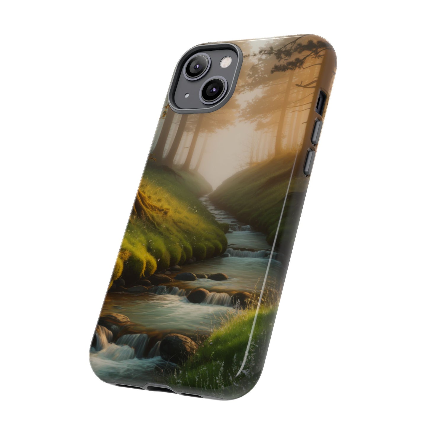 Nature Stream iPhone Case Forest Phone Case Stream iPhone Case Nature Phone Case