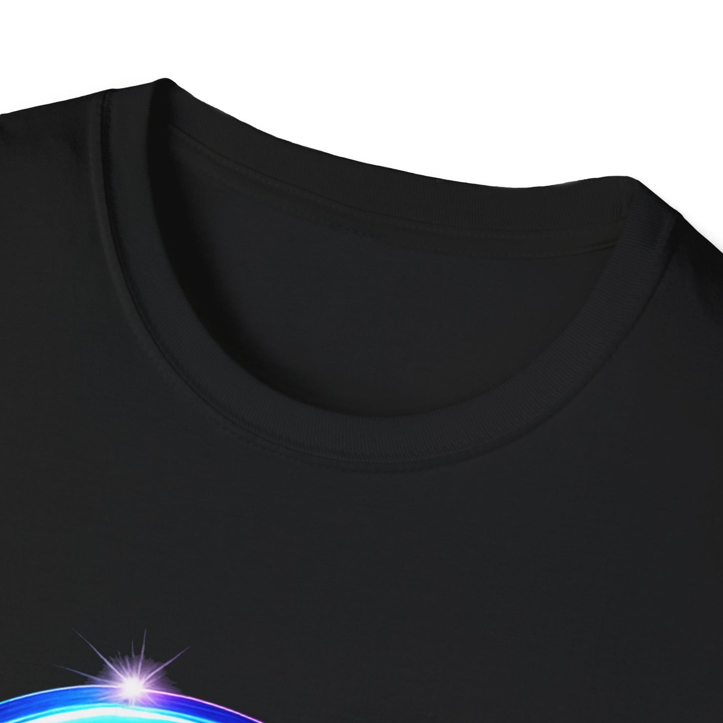 Neon Christian Fish T-Shirt, Modern Faith Tee, Ichthys Jesus Shirt, Spiritual Gift For Men And Women, Glow Cross Symbol Graphic Tee