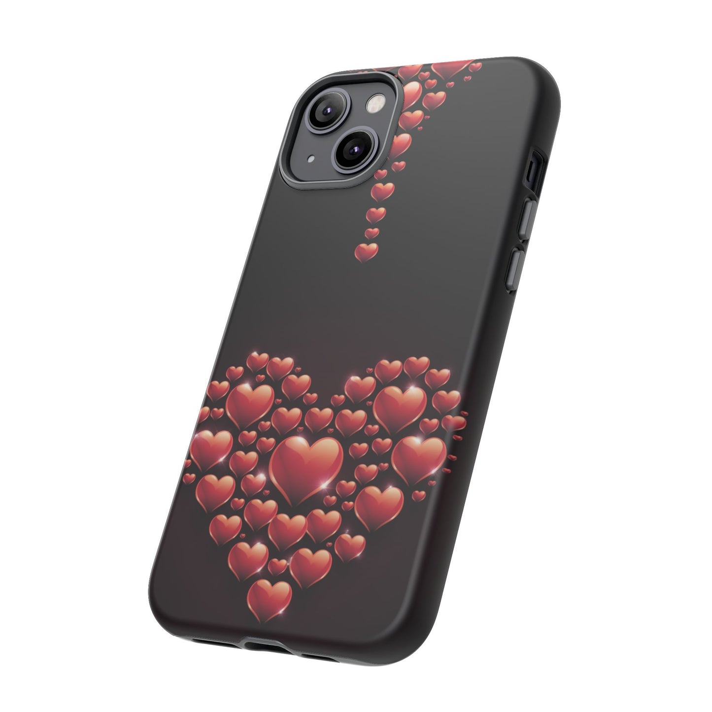 iPhone Case - Heart Made Out of Hearts Design