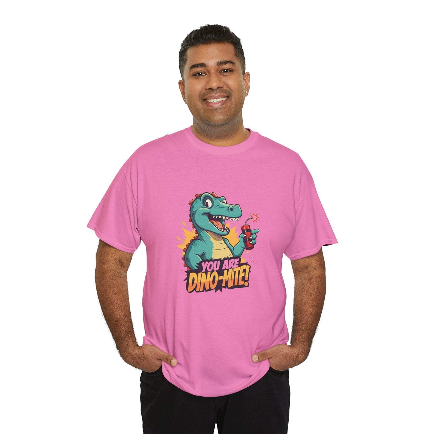 You Are Dino-Mite T-Shirt – Funny Dinosaur Graphic Tee | Cute T-Rex Shirt for Kids & Adults | Unisex Dino Lover Gift | Explosion Design