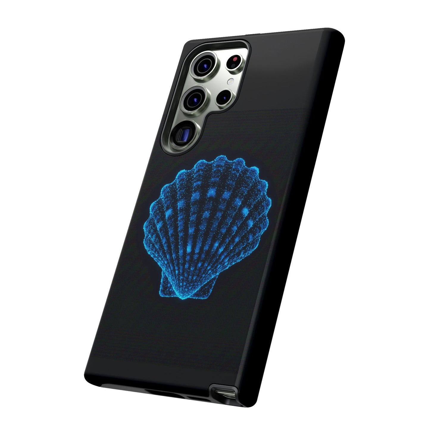 Samsung Phone Case Bioluminescent Shell Design Nautical Phone Case Beach Accessory