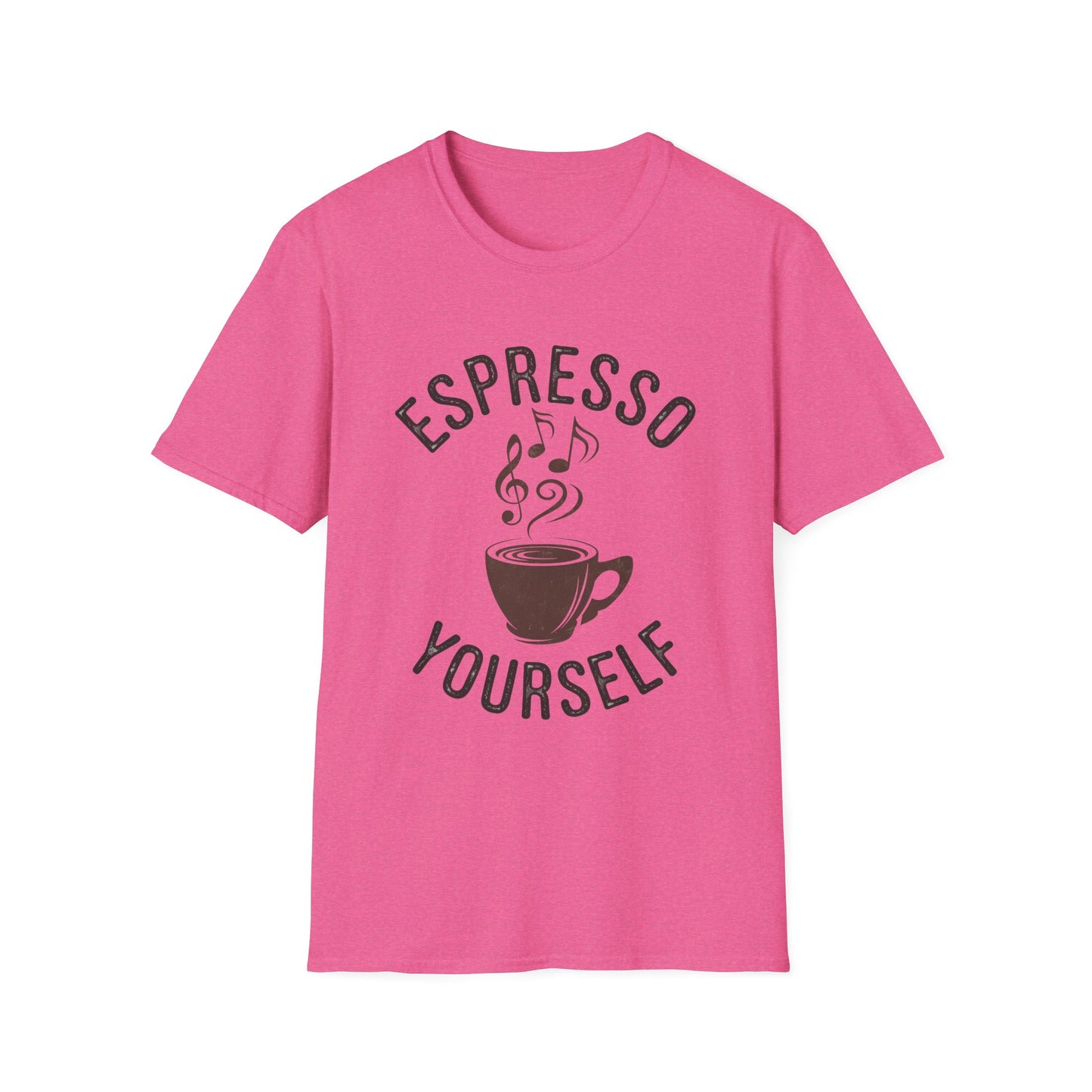 Espresso Yourself T‑Shirt • Funny Coffee Pun Graphic Tee • Musical Espresso Shirt • Caffeine Lover Gift • Coffee Humor Tee for Baristas