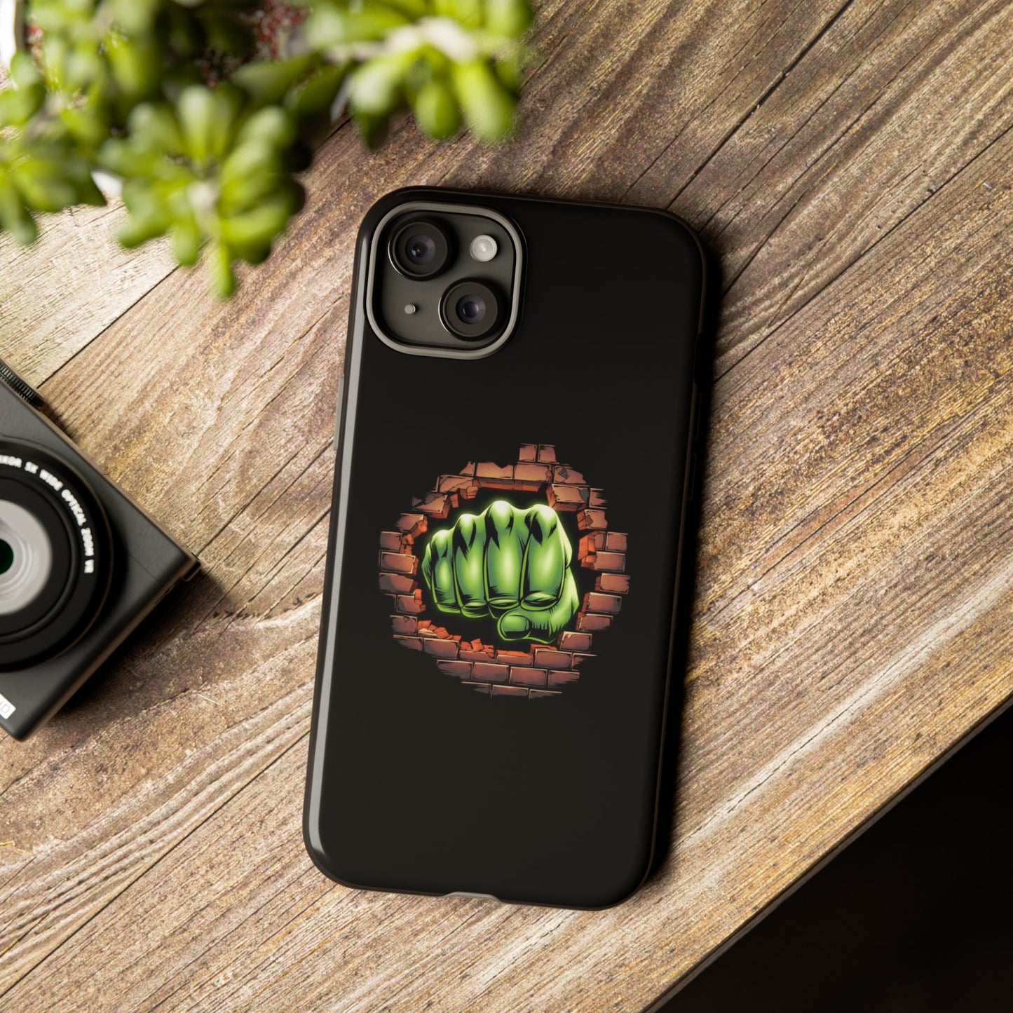 iPhone Case Green Fist Tough Case, Comic Book Phone Case, iPhone Case for Geeks