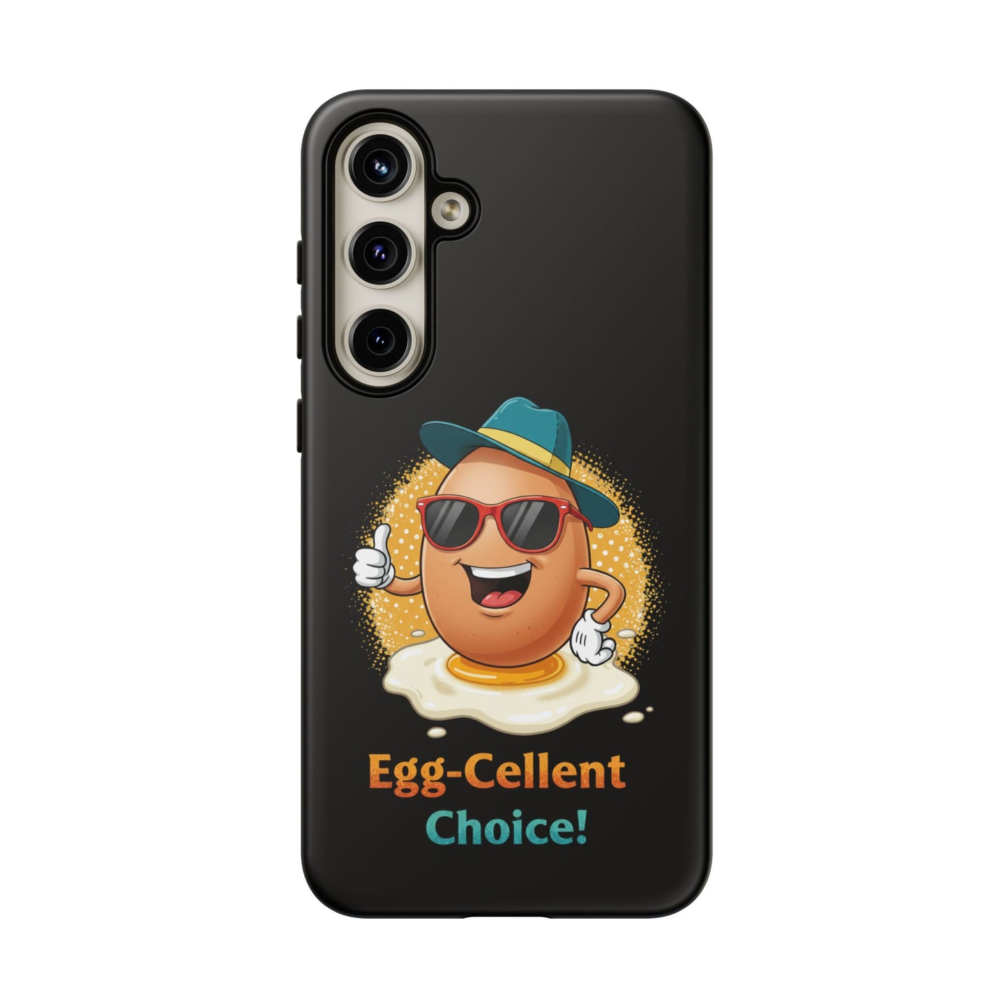 Samsung Phone Case - Egg-Cellent Choice Pun Design