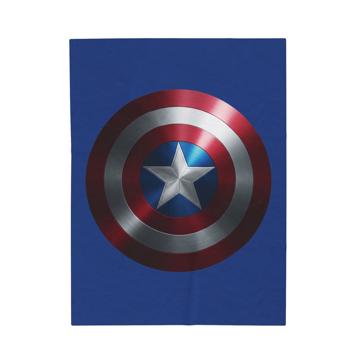 Plush Blanket - Captain America Shield Design