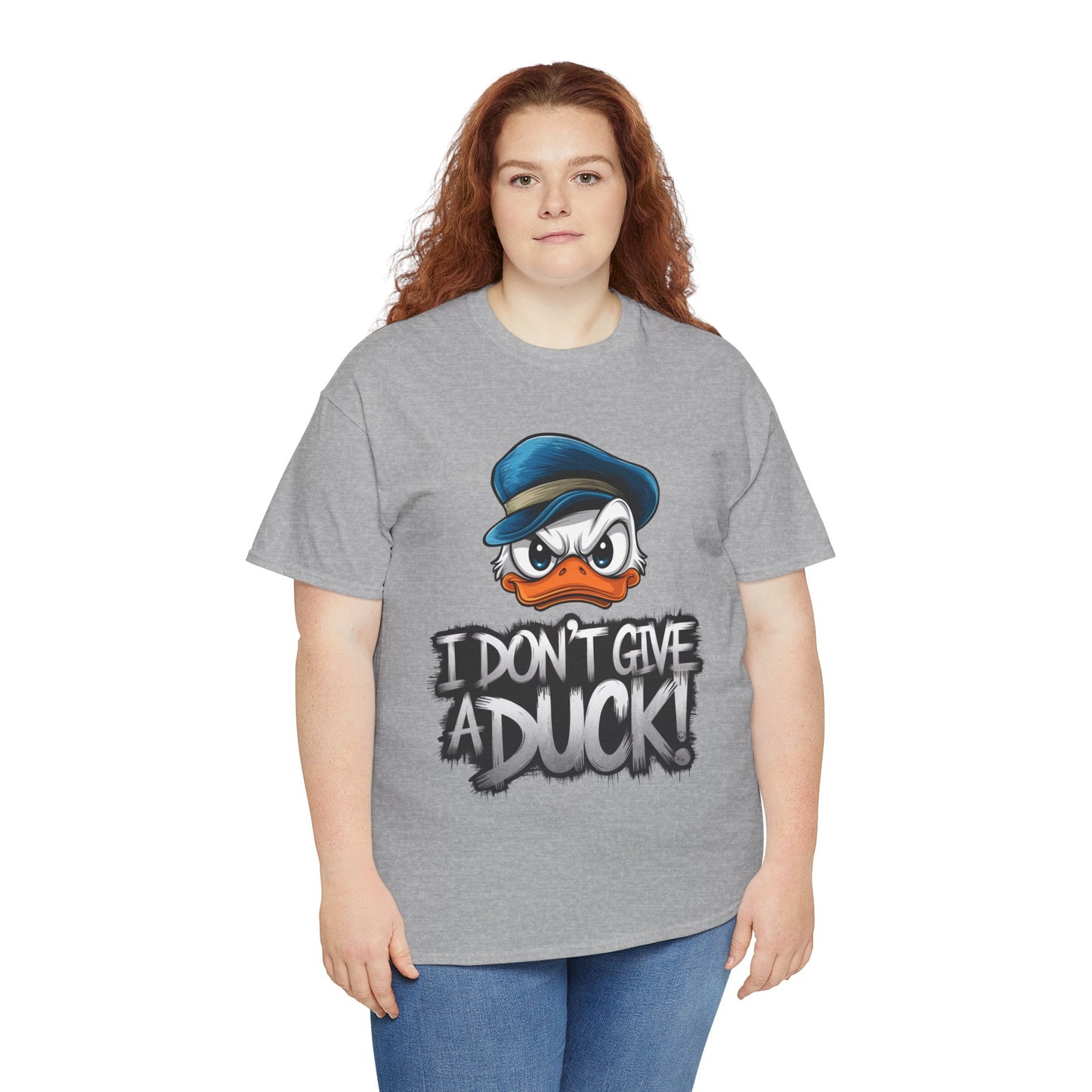 I Don’t Give a Duck Shirt – Funny Grumpy Duck Tee – Sarcastic Animal Graphic Shirt – Unisex Gift for Duck Lovers & Meme Fans