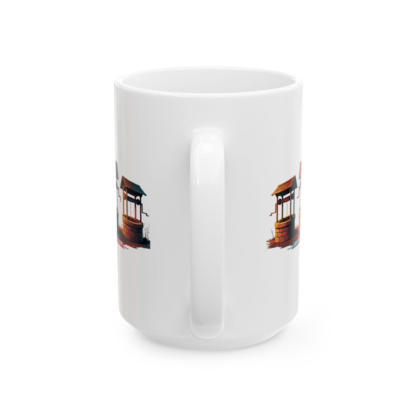 Funny Well Coffee Mug – “Look What We We Have Here” Pun Cup | Unique Gift for Friends, Coworkers, Coffee Lovers, Office Humor Drinkware