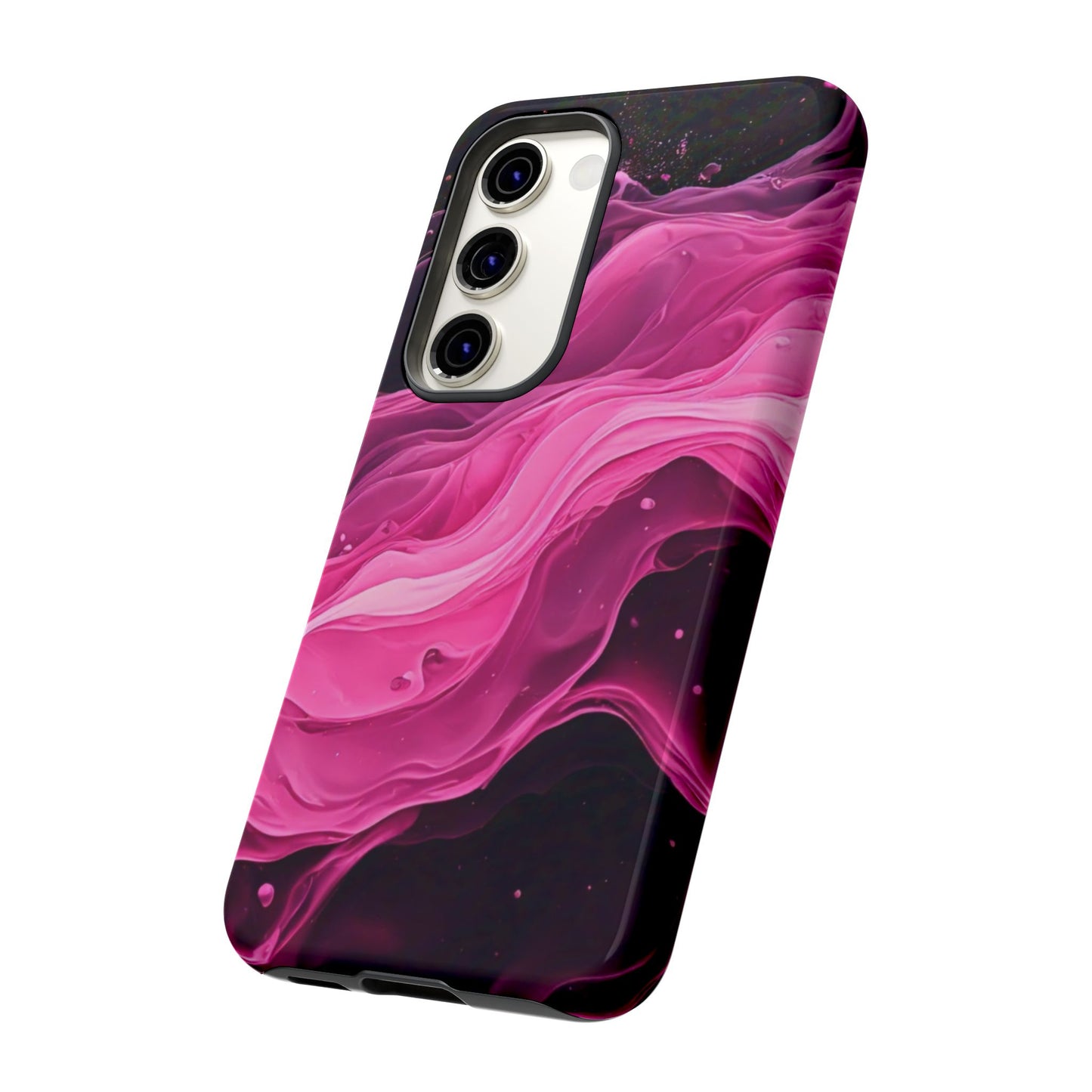 Samsung Galaxy Pink Paint Splash phone cover
