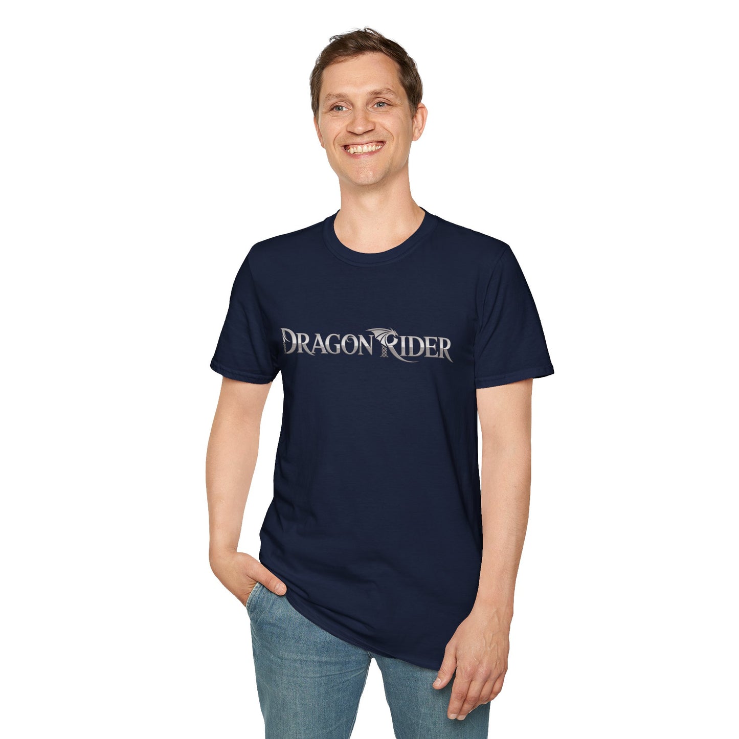 Dragon Rider T-Shirt | Fantasy Dragon Graphic Tee | Unisex Nerdy Shirt | Gamer Gift | Medieval Mythical Shirt | Cosplay Style Tee