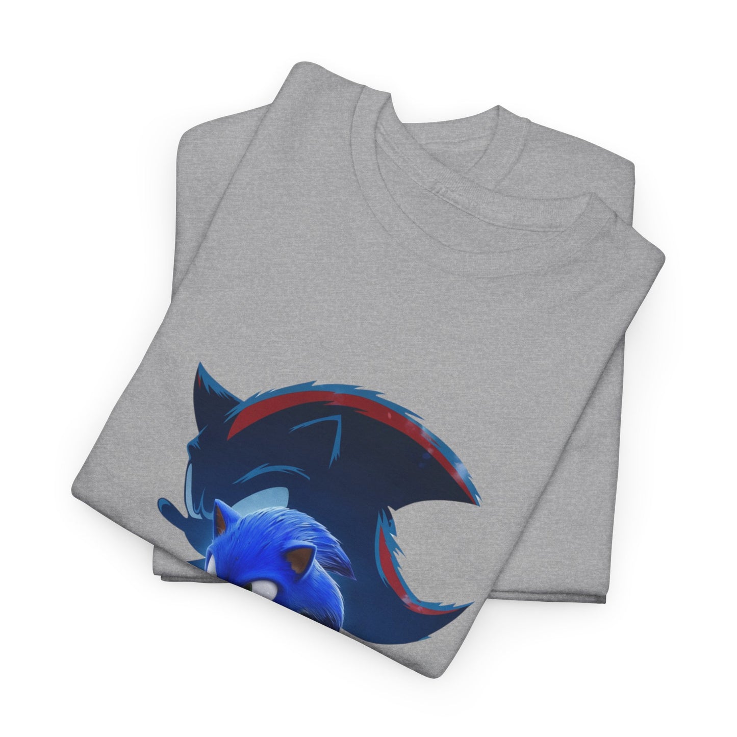 Blue Speed Hero Graphic Tee | Retro Gaming Legend T-Shirt | Fan Inspired Gamer Apparel | Cool Vintage Style Unisex Shirt for Adults & Teens