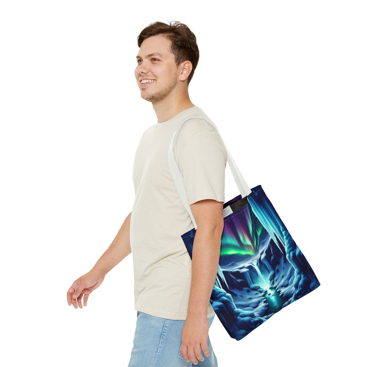 Icy Landscape Tote Bag