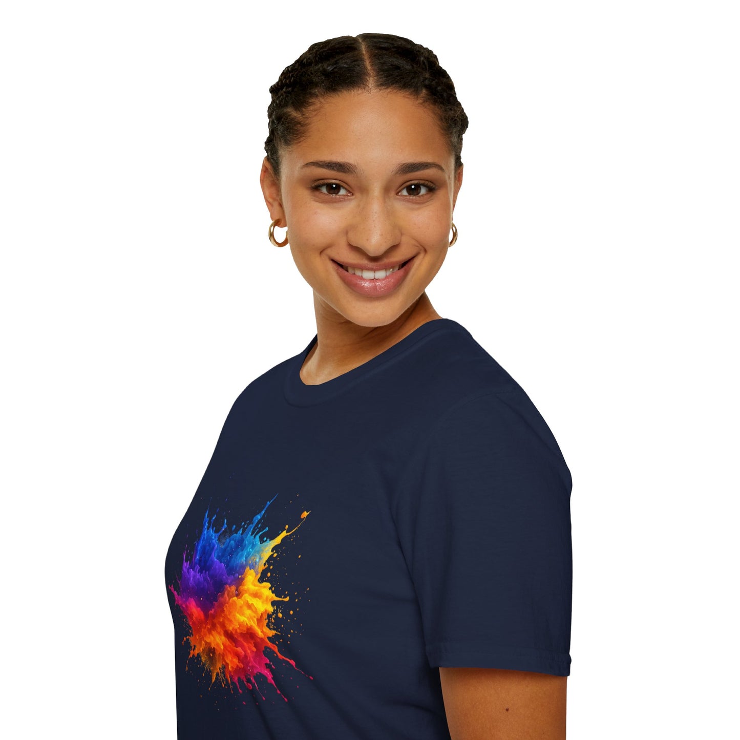 Color Burst Paint Splash Shirt – Vibrant Abstract Art Tee for Creatives & Color Lovers Colorful Apparel