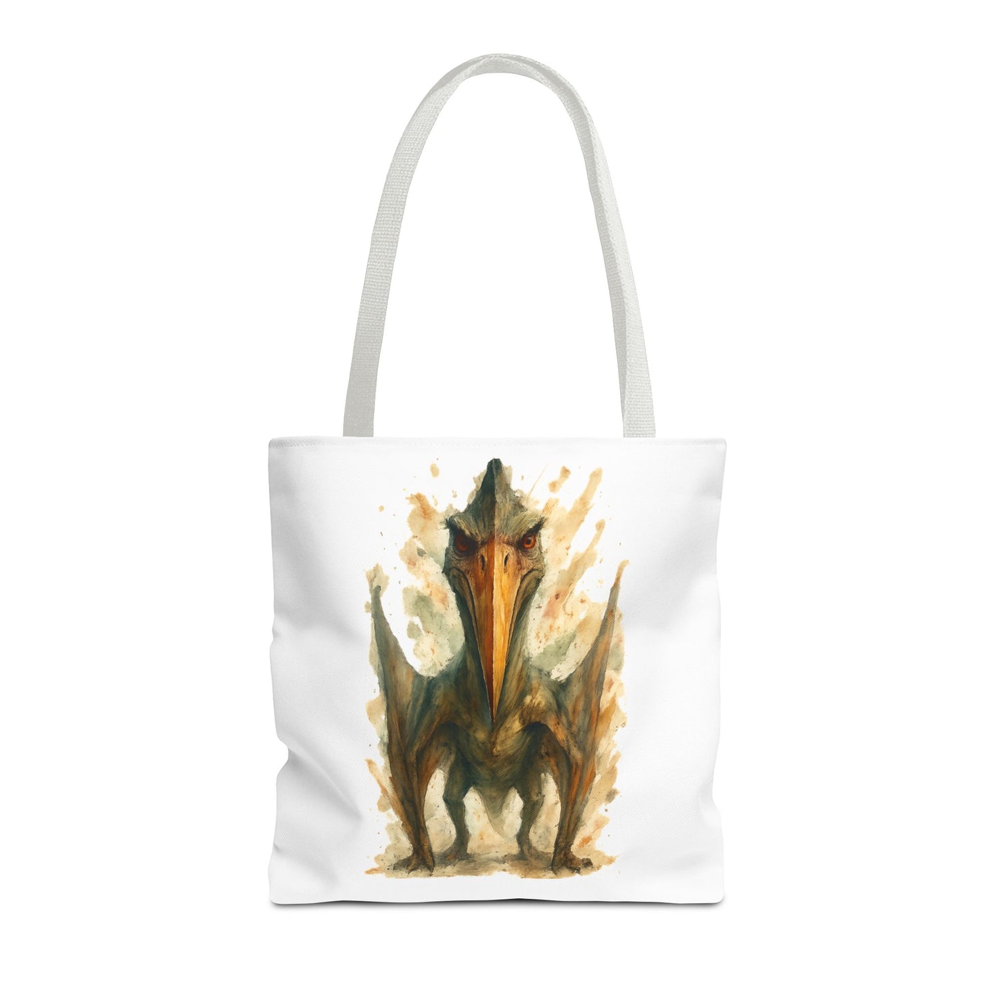 Quetzalcoatlus Tote Bag | Dinosaur Art Canvas Shopper | Prehistoric Pterosaur Gift for Dino Lovers | Eco-friendly Reusable Bag Jurassic Tote