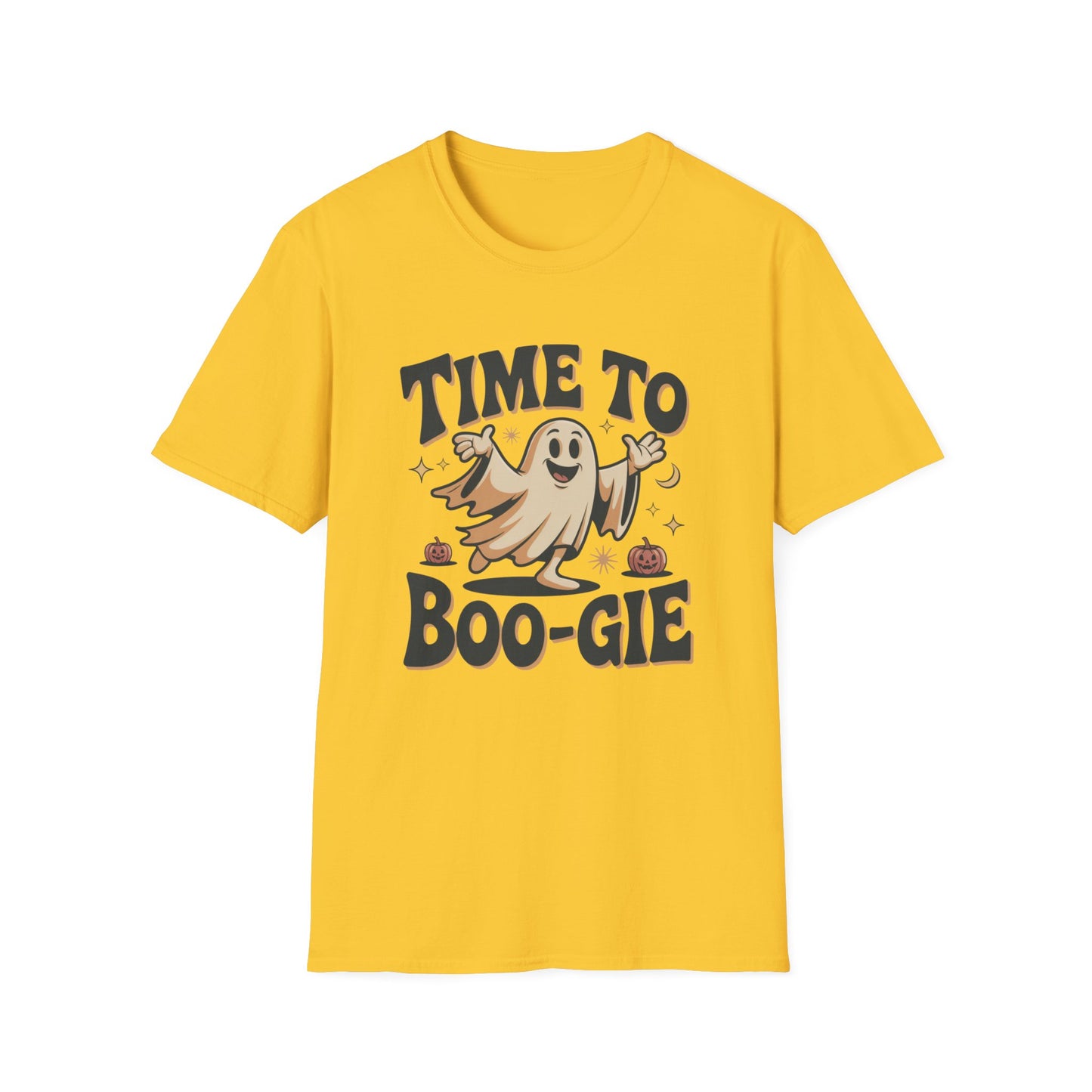 Time To Boo-gie Ghost Dance Halloween T-Shirt • Retro Spooky Ghost Tee • Funny Boo-gie Costume Tee • Spooky Season Graphic Shirt