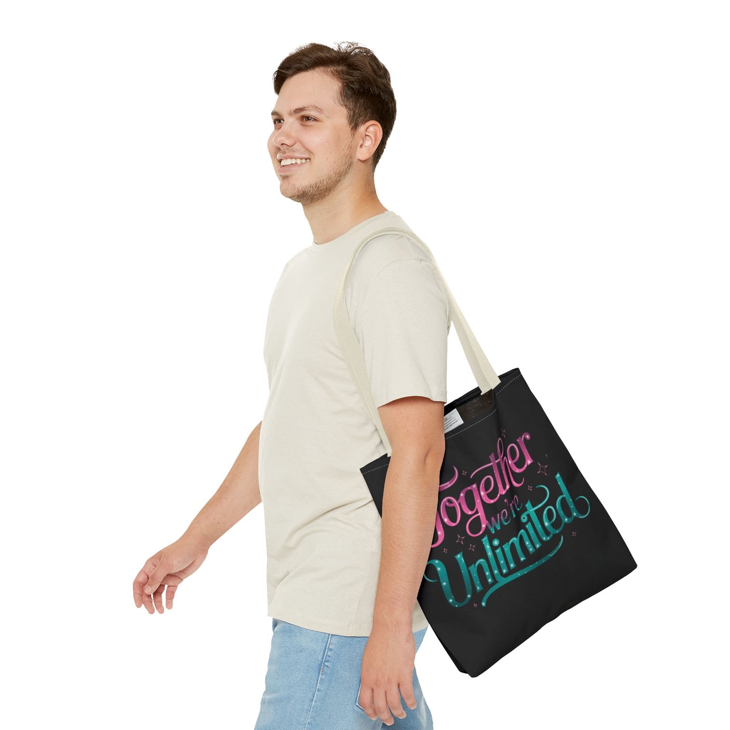 Musical Quote Tote Bag Reusable Bag Shopping Tote Everyday Bag