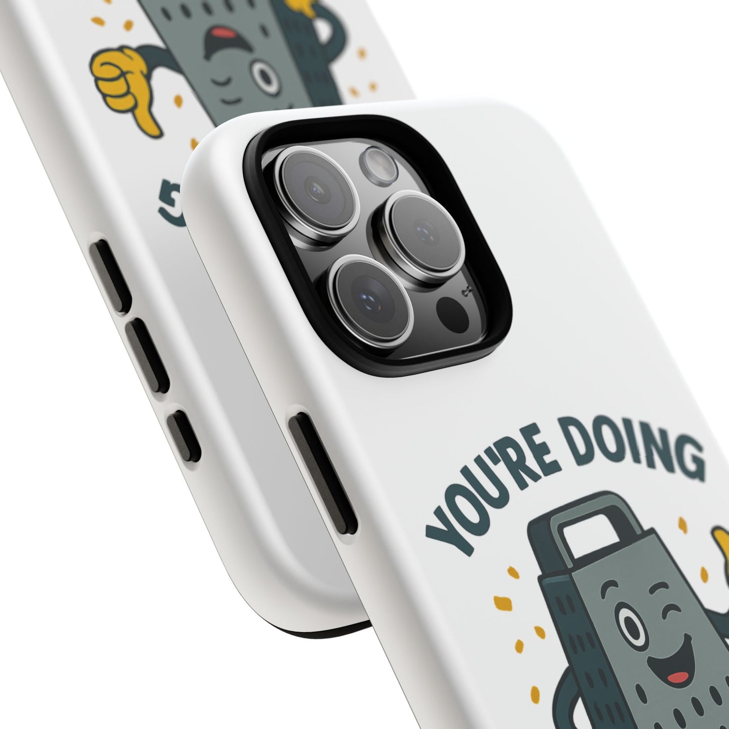 iPhone Case, You're Doing Grate Cheese Phone Case Funny iPhone Case Gift for Foodie Chef Case
