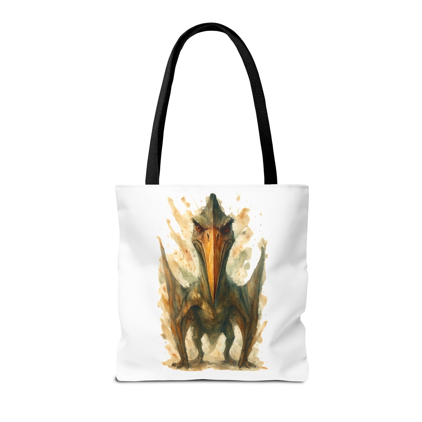 Quetzalcoatlus Tote Bag | Dinosaur Art Canvas Shopper | Prehistoric Pterosaur Gift for Dino Lovers | Eco-friendly Reusable Bag Jurassic Tote