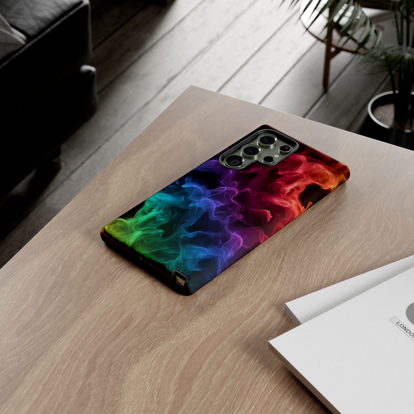 Samsung Tough Case - Colorful Smoke Design