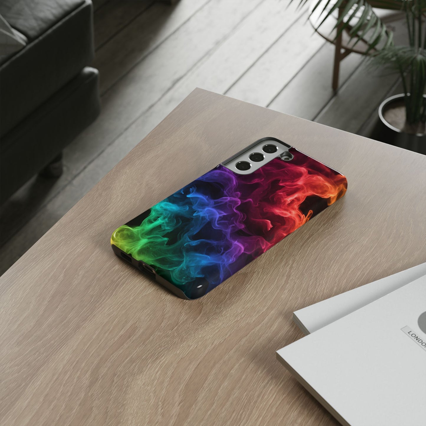 Samsung Tough Case - Colorful Smoke Design