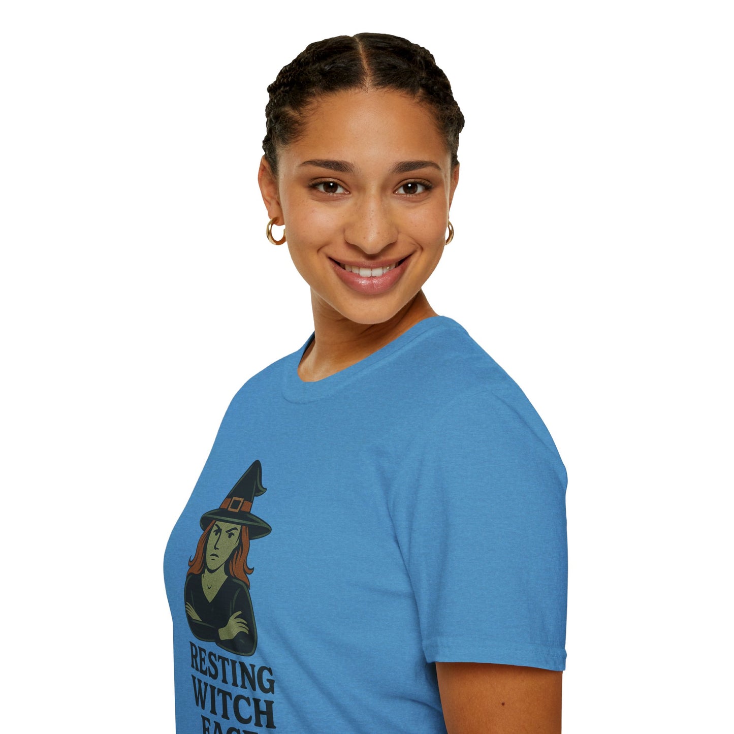 Resting Witch Face T-Shirt • Funny Halloween Witch Tee • Cozy Spooky Season Graphic Tee • Autumn Witch Shirt • Witches Aesthetic Fashion