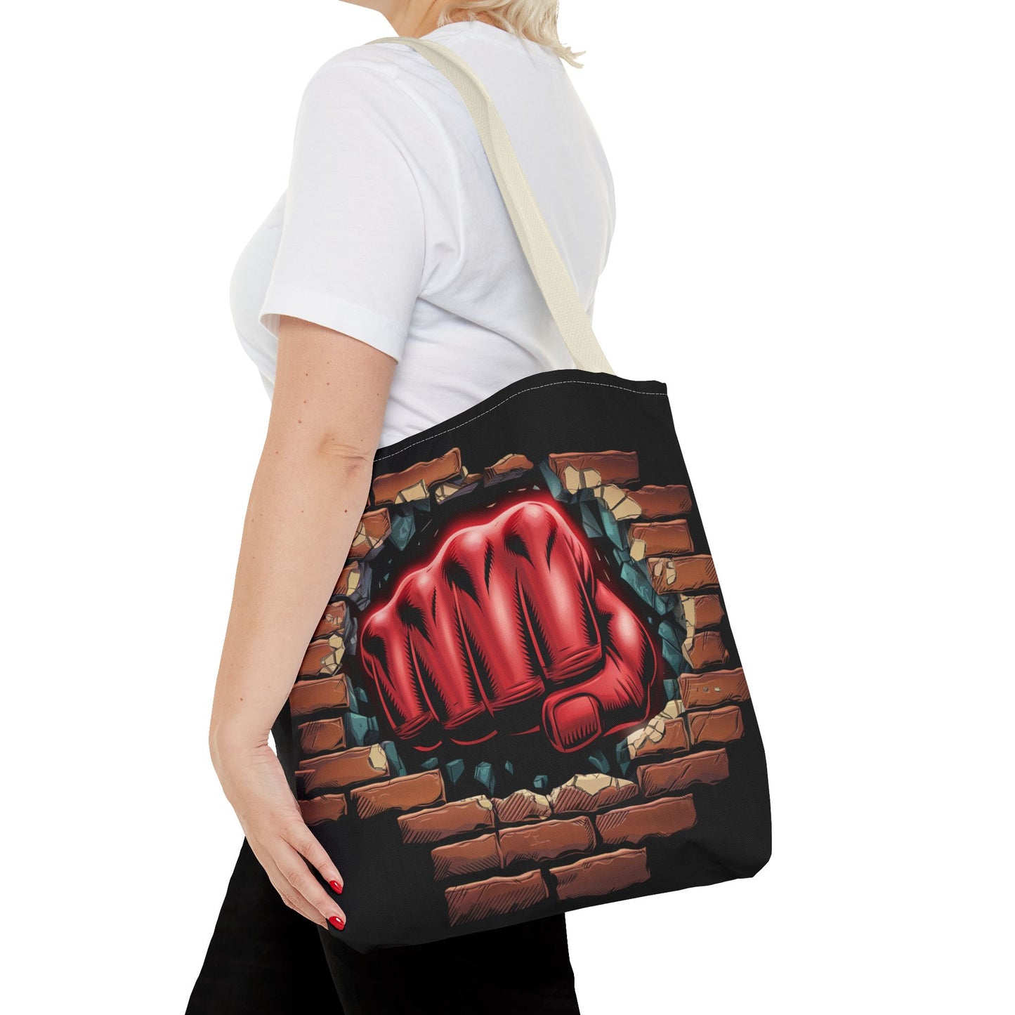 Red Fist Tote Bag