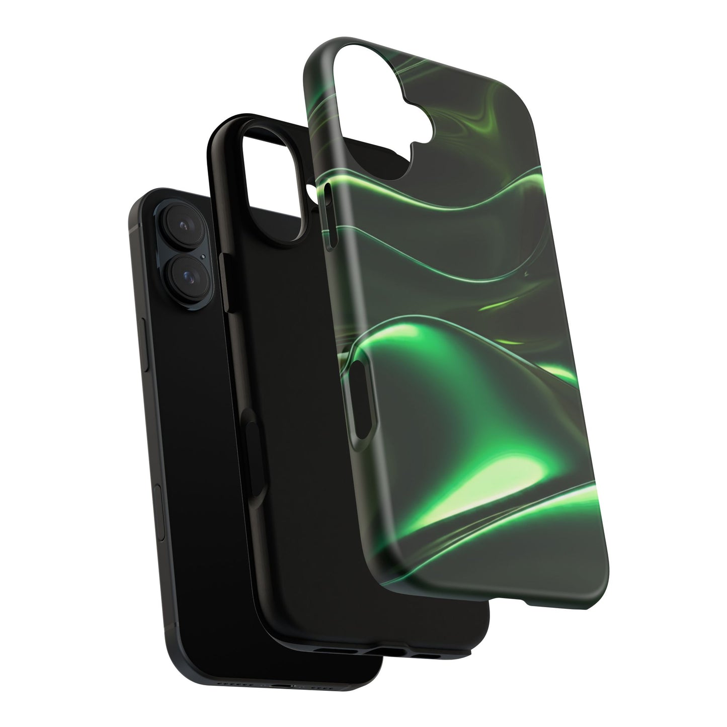 iPhone Case - Fluid Metallic Design