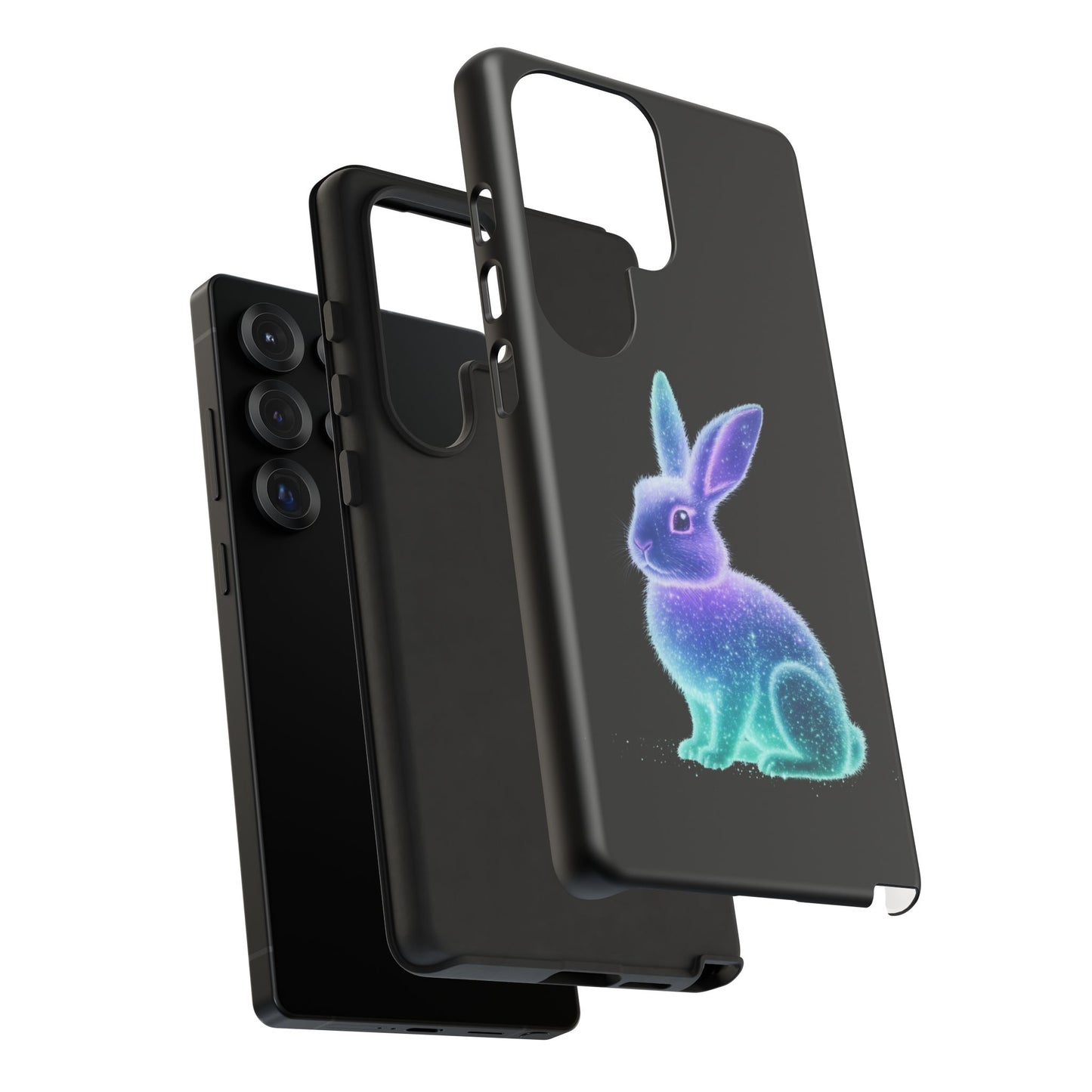 Samsung Case Bioluminescent Easter Bunny Design Easter Phone Case Easter Bunny Samsung Case Easter Accessory