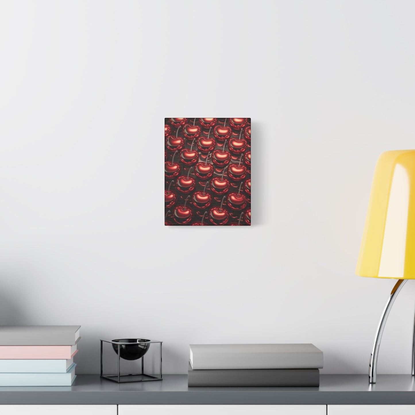 Canvas Wall Art - Colorful Shiny Cherries