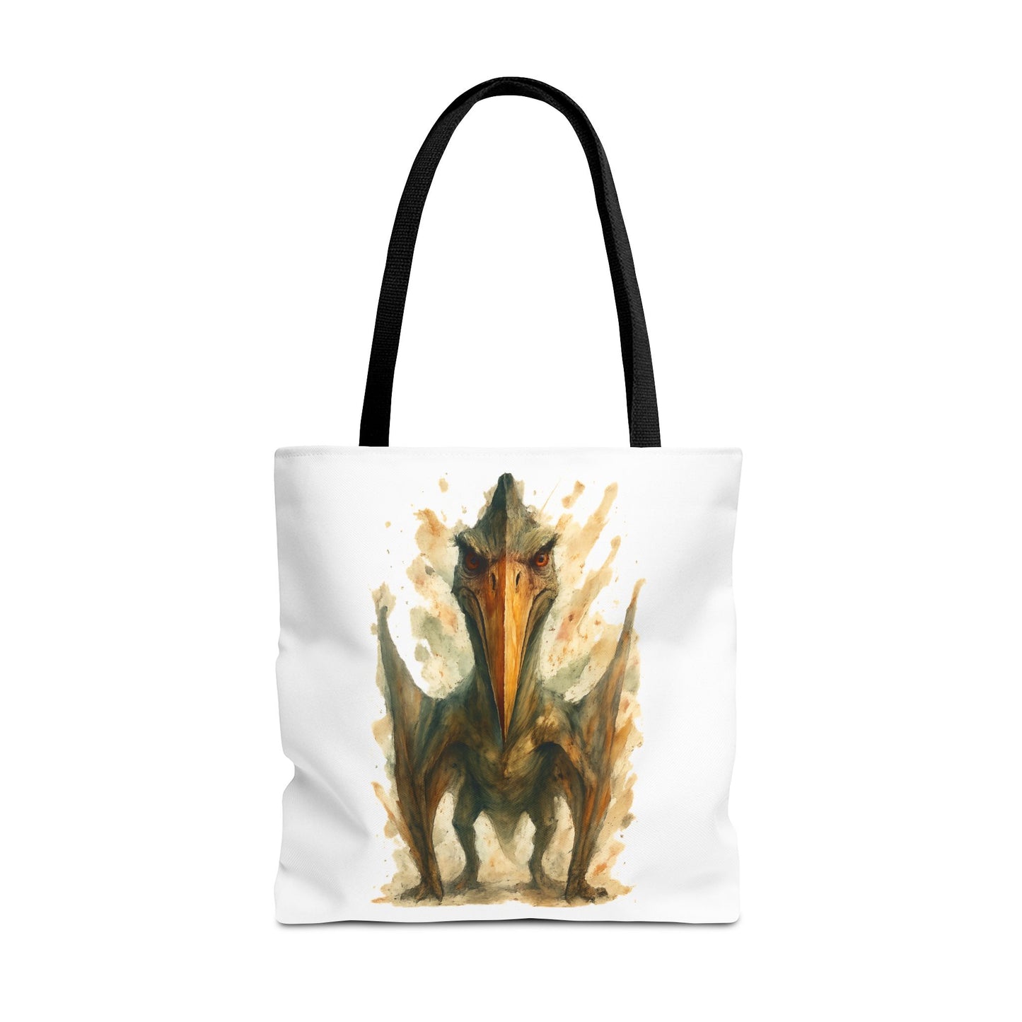 Quetzalcoatlus Tote Bag | Dinosaur Art Canvas Shopper | Prehistoric Pterosaur Gift for Dino Lovers | Eco-friendly Reusable Bag Jurassic Tote