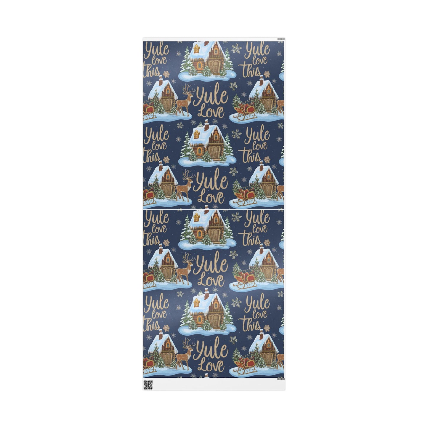 Christmas Wrapping Papers, Holiday Gift Wrap, Festive Packaging Supplies, Xmas Present Paper, Yule Love This Design