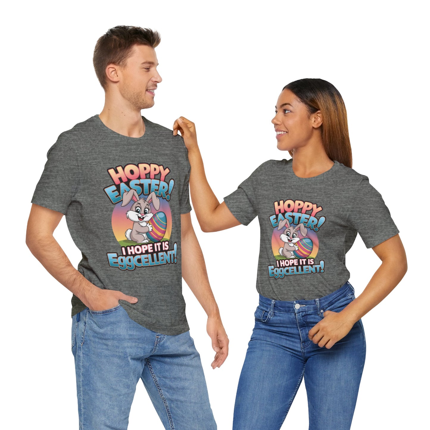 Happy Easter Unisex Tee Easter Shirt Easter Bunny T Shirt Easter Apparel Easter Bunny Outfit
