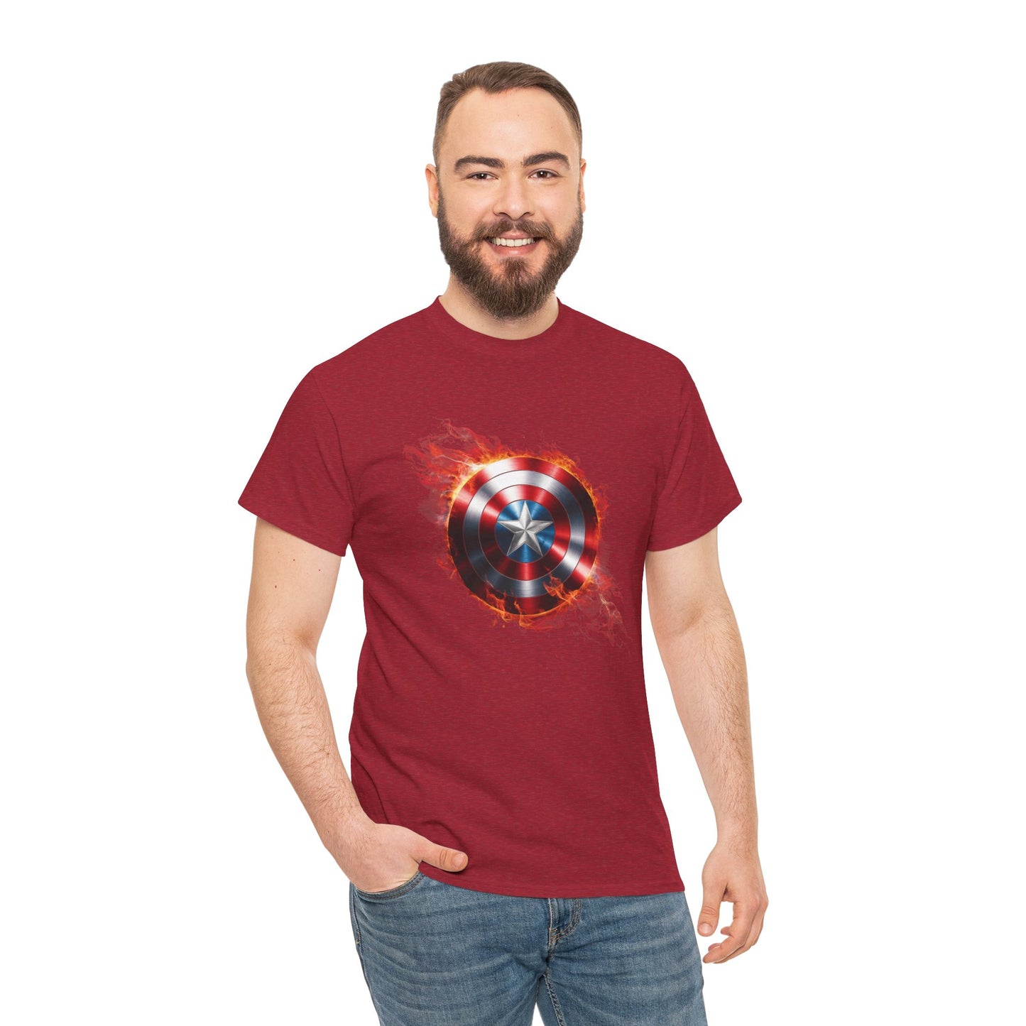 Captain America Flame Tee