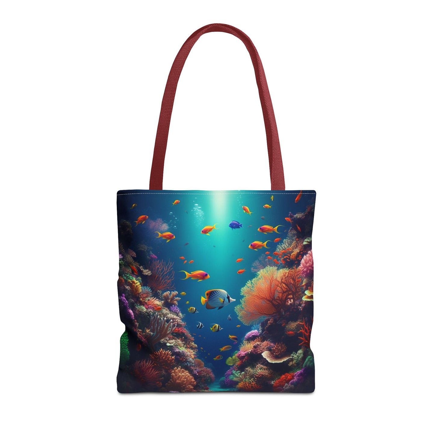 Coral Reef Illustrated Tote Bag