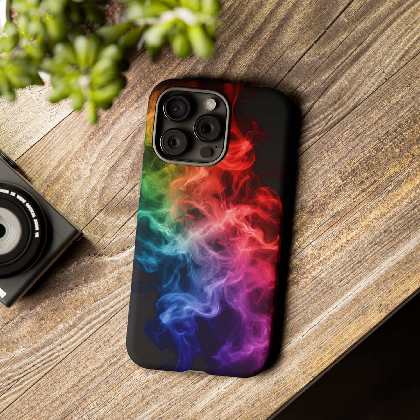 iPhone Case - Colorful Smoke Design