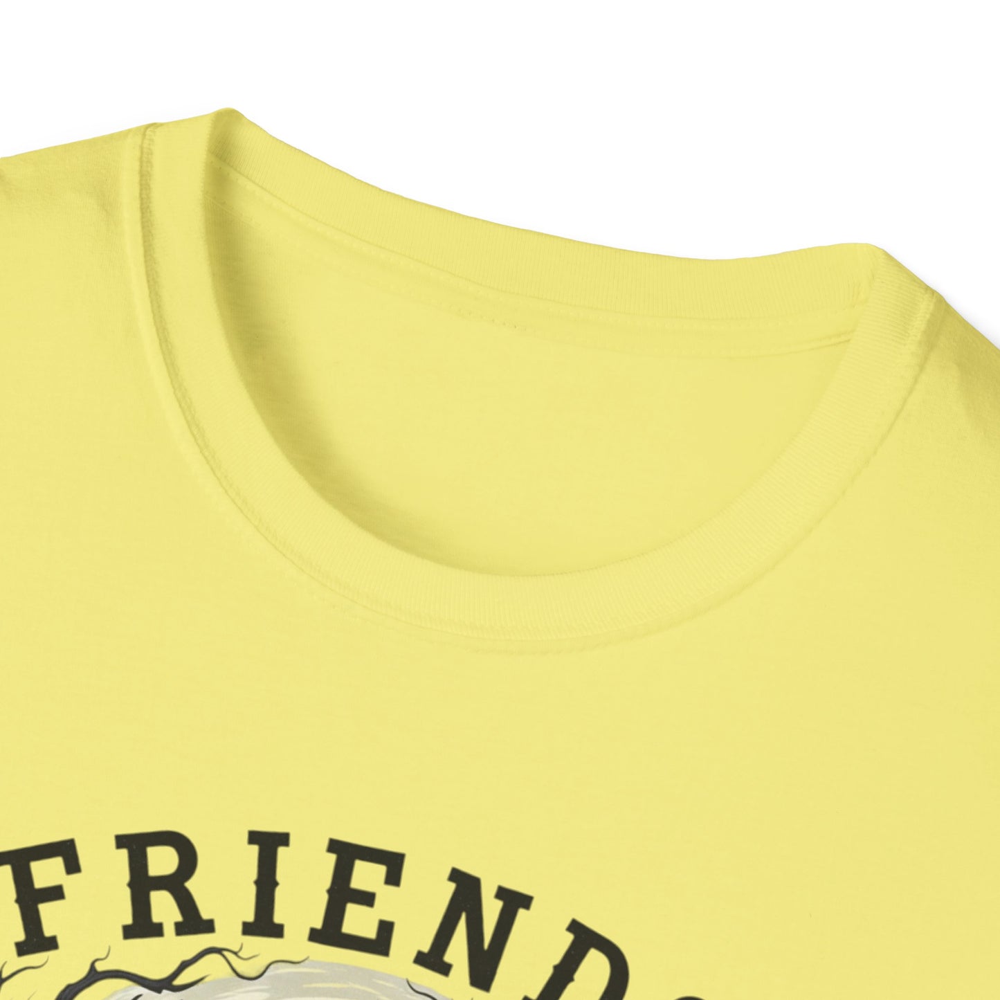 Friends Till The End Skeleton Tee | Dancing Skeleton Friends Shirt | Halloween Gothic BFF Gift | Unisex Heather Grey Graphic T-Shirt