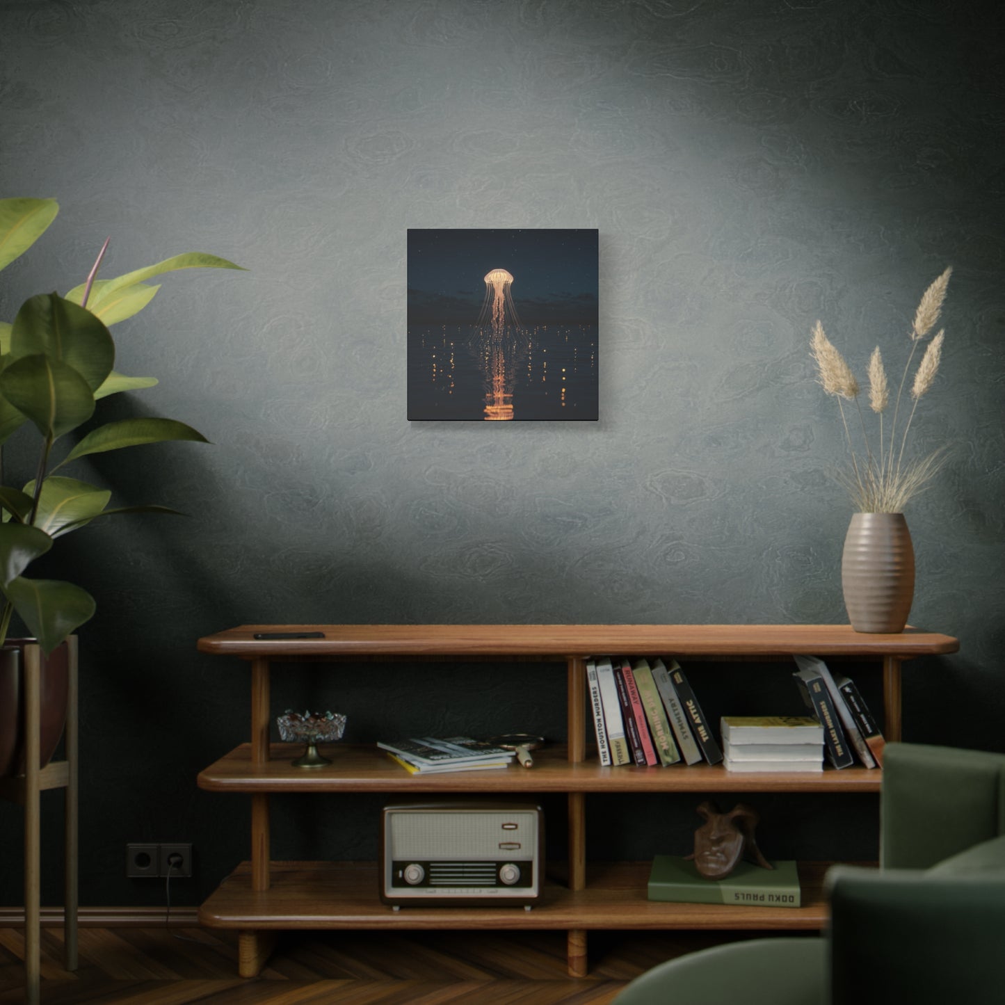 Canvas Art, Jellyfish Emerging from a Lake