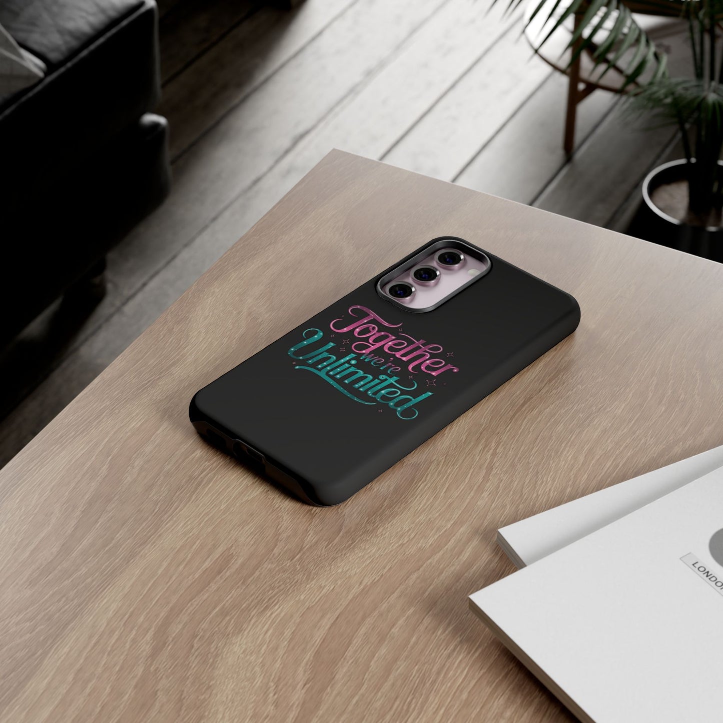 Samsung Case Musical Quote 'Together We're Unlimited' Musical Phone Case