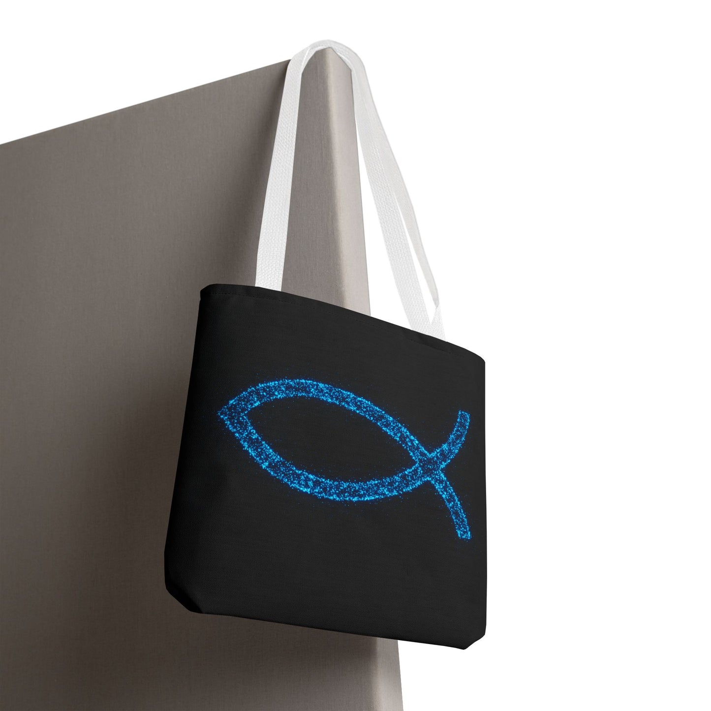 Sparkling Fish Symbol Tote Bag - Inspirational Vibes
