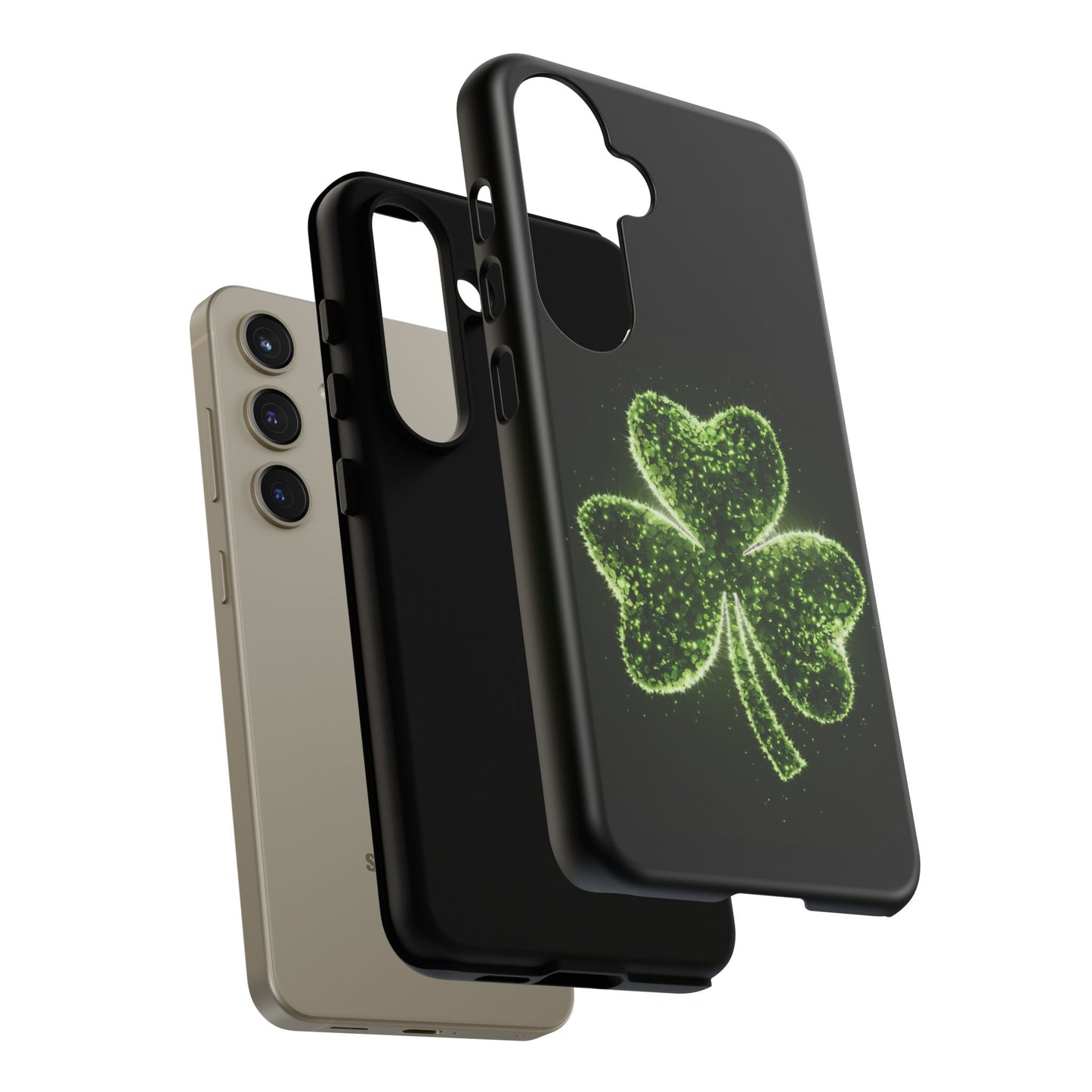 Phone Case - Shiny Shamrock Design for Samsung Galaxy