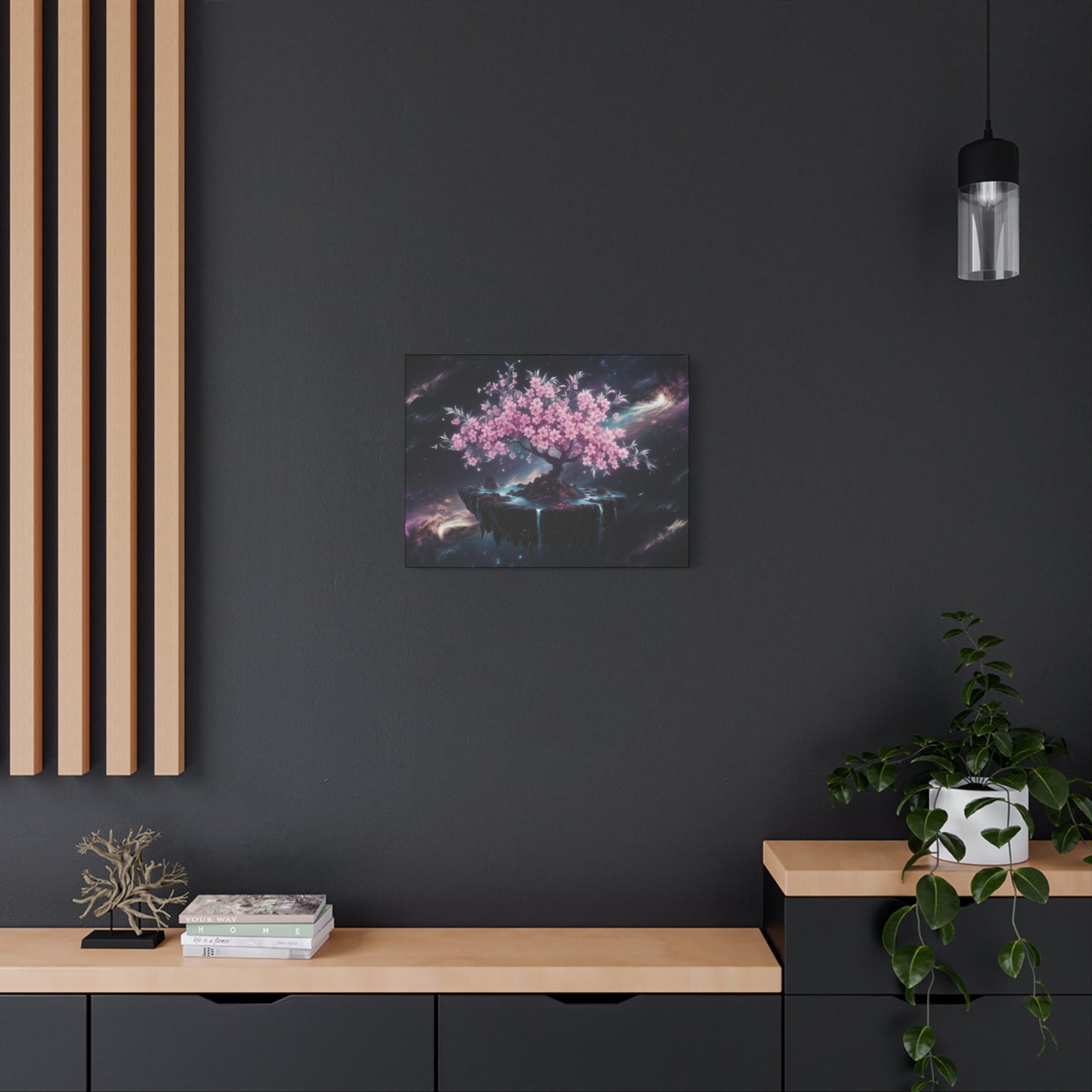 Cherry Tree Space Canvas