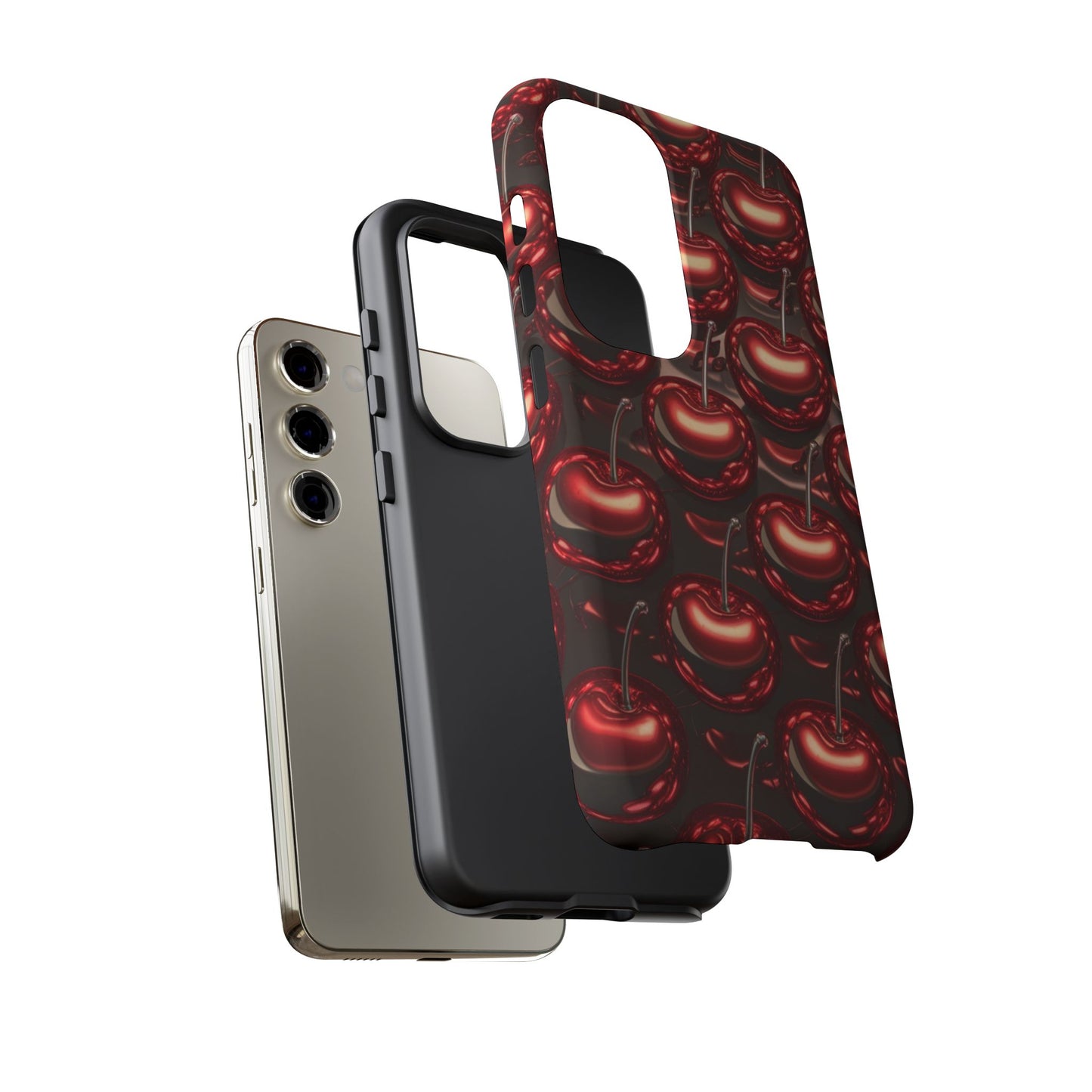 Phone Case - Shiny Cherries Design for Samsung Galaxy