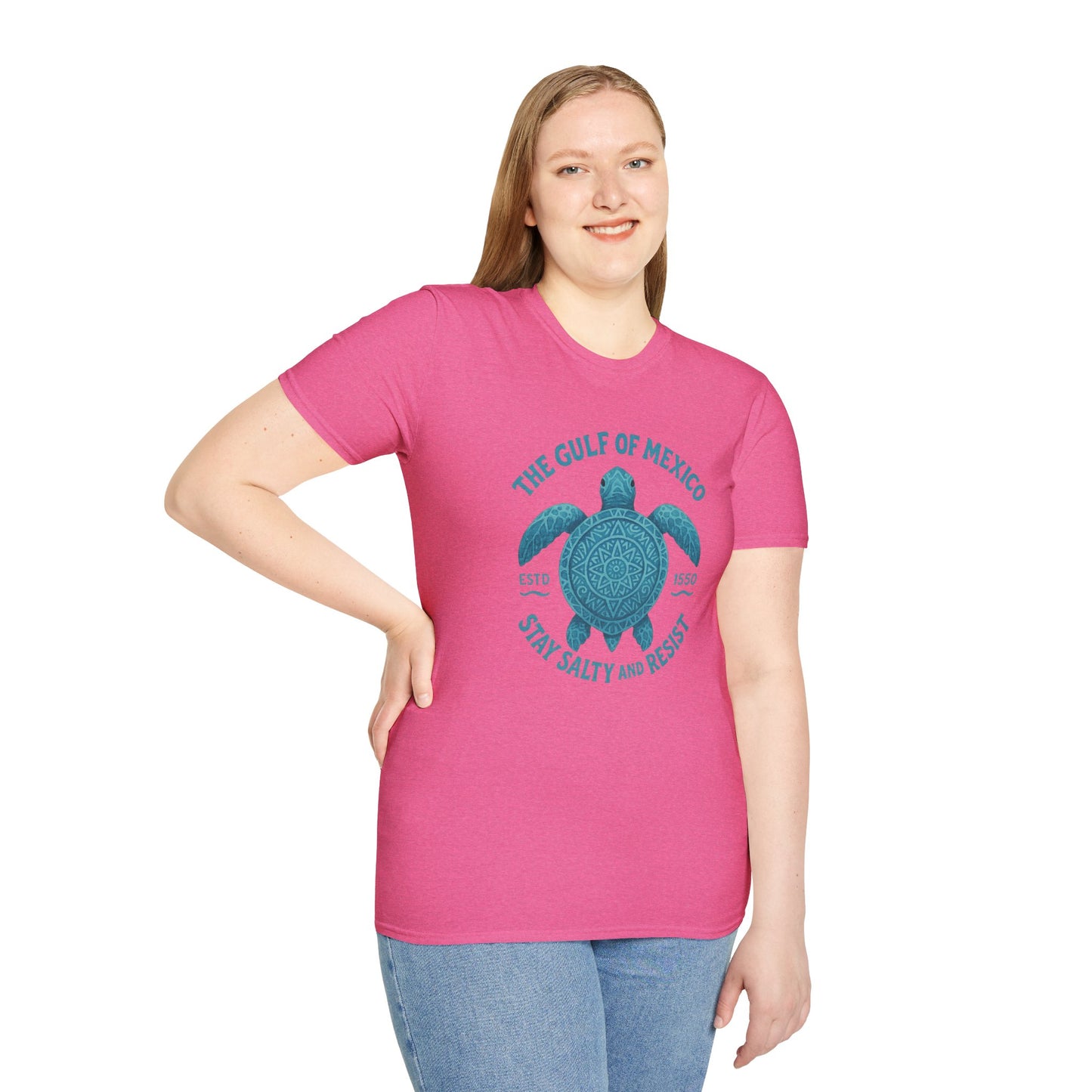 Gulf of Mexico Watercolor Sea Turtle T-Shirt - Ocean Wildlife Tee - Nature Lover Gift - Summer Beach Top - Coastal Art Graphic Tee
