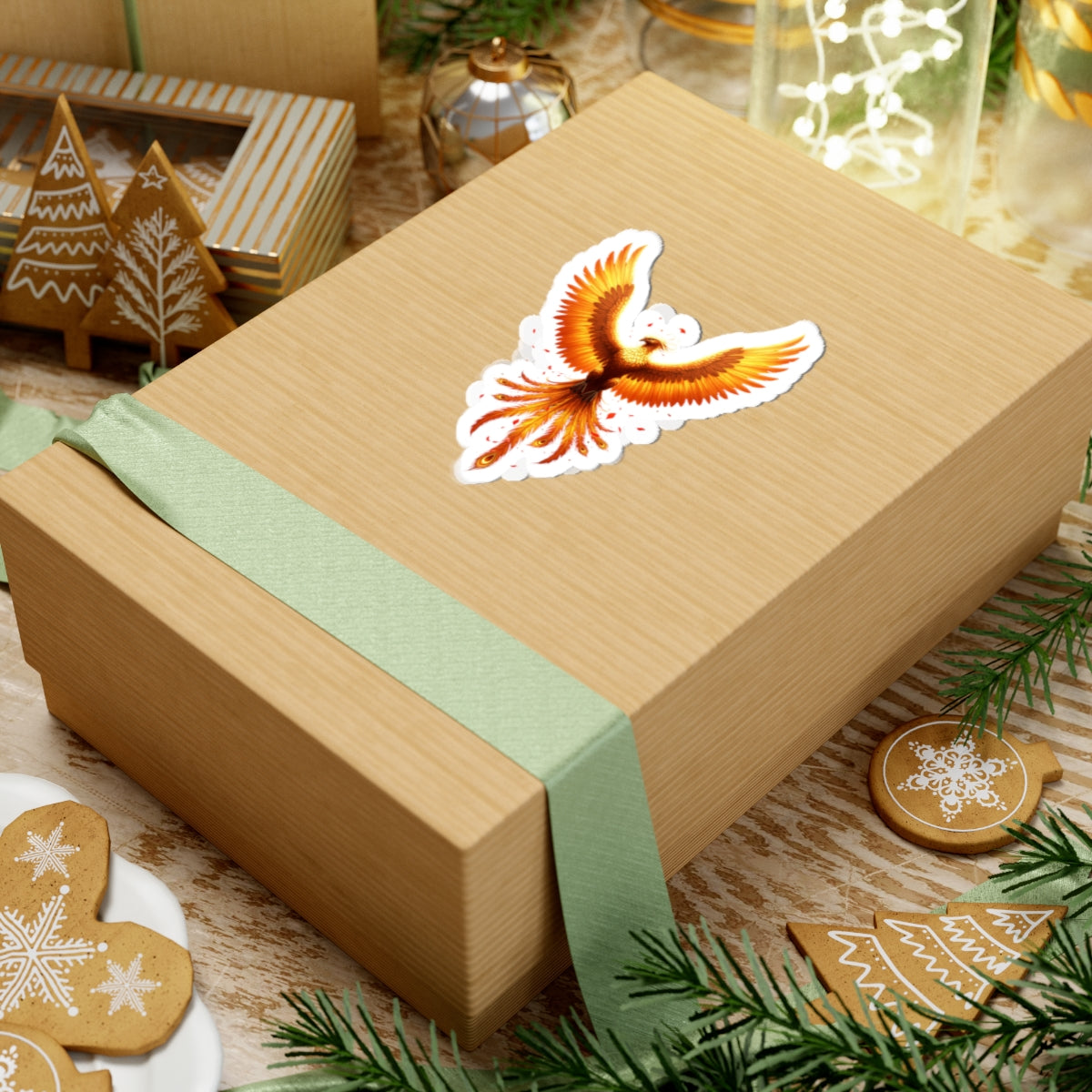 Phoenix Rising Sticker Mythical Decal Legendary Sticker